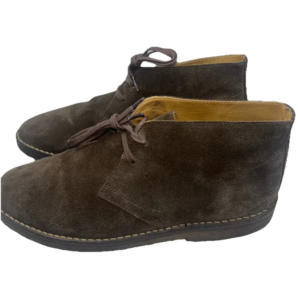Peter Millar Suede Leather Nomad Chikka Bootie, Men's 9.5 Made In Brazil MC00F12